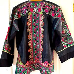 One of a kind embroidered jacket
